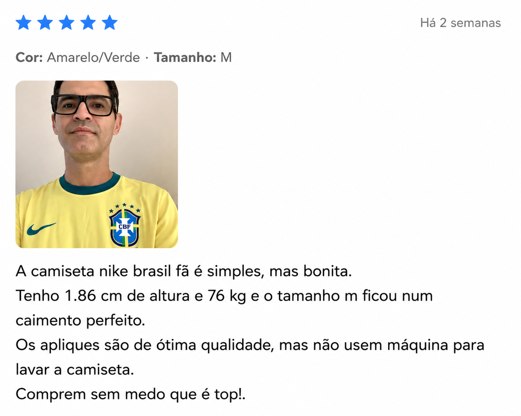 Camisa Brasil Nike I 2026/27 Fã Masculina - 🇧🇷🔥 VISTA A PAIXÃO PELO BRASIL!