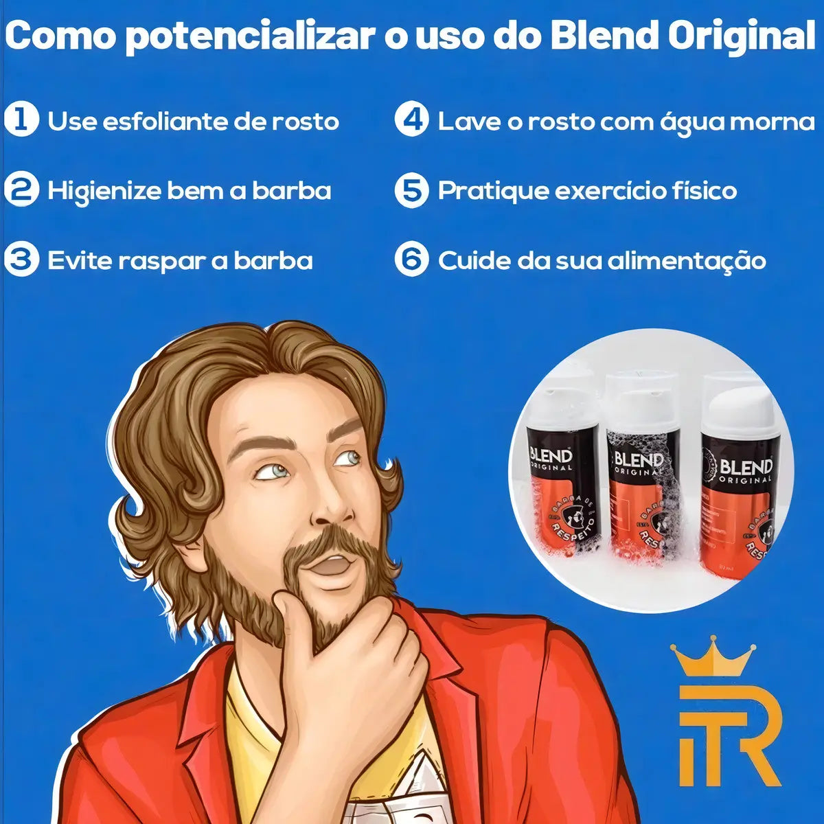 🔥 ACABE COM AS FALHAS DA BARBA!  💥 BARBA MAIS CHEIA E VOLUMOSA EM POUCAS SEMANAS