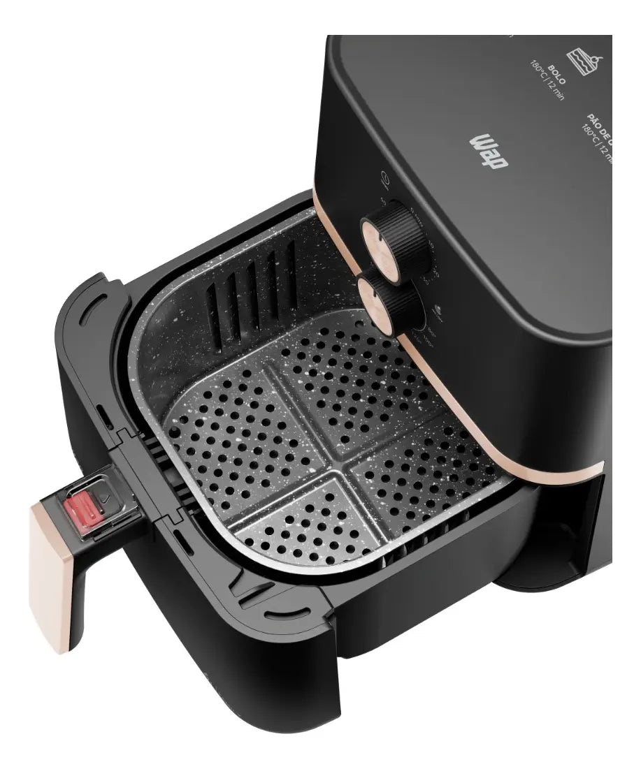 🍟 Fritadeira Elétrica WAP Air Fryer Family 4L 1500W Antiaderente com Desligamento Automático – Mais Praticidade e Comida Crocante Sem Óleo